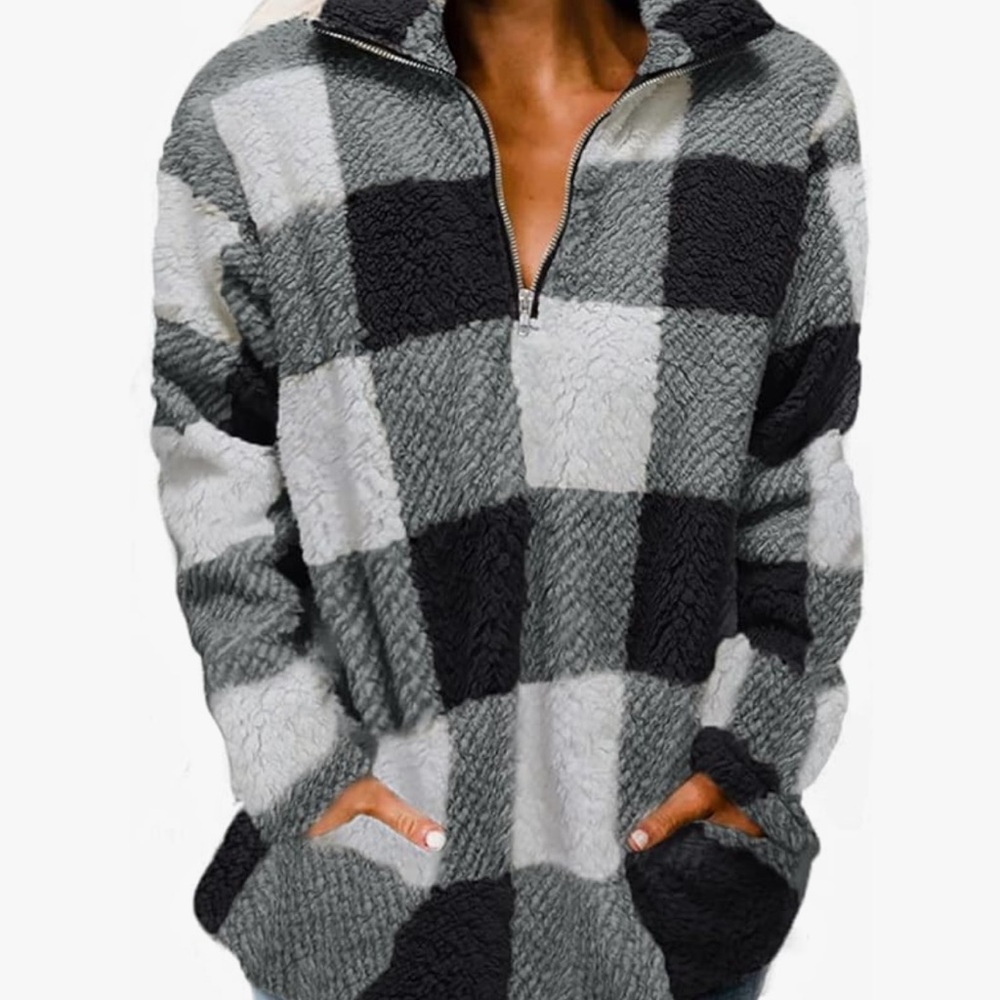 Warm half zip pullover